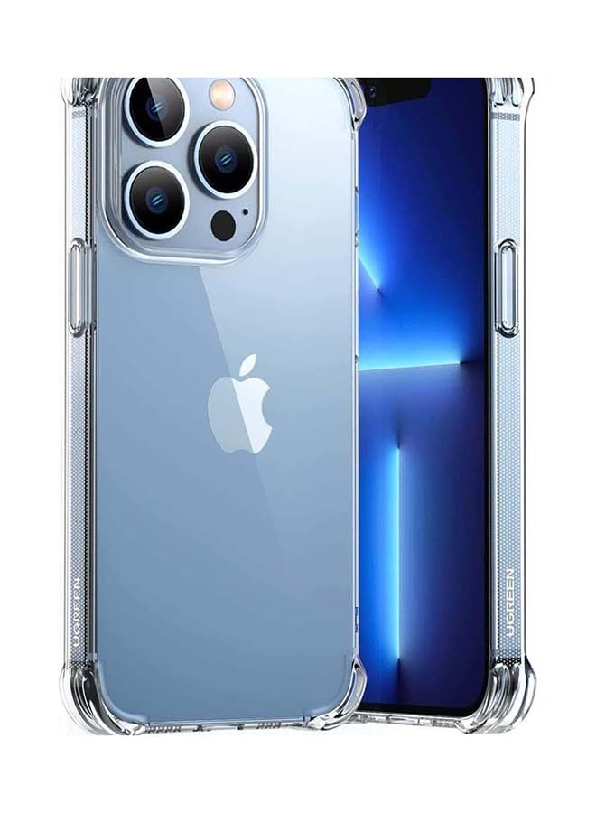 جراب خلفي شفاف متوافق مع iPhone 13 Pro Max غطاء شفاف TPU واقٍ من 4 زوايا ممتص الصدمات ومقاوم للصدمات ومقاوم للخدش ومقاوم للسقوط نحيف رفيع حتى 6.7 بوصة - Image 1