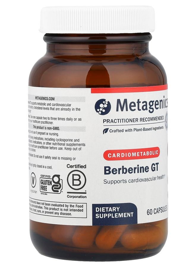 Metagenics Berberine GT  60 Capsules - Image 2