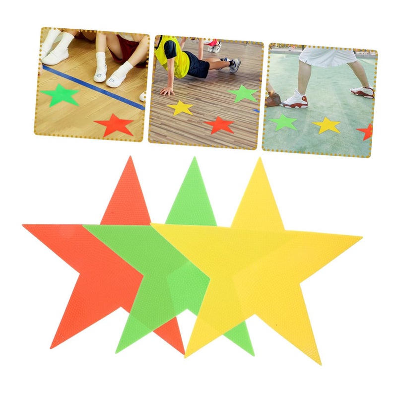 3Pcs Fluorescent Carpet Markers for Gym Training Classroom Sports Activities - Image 5