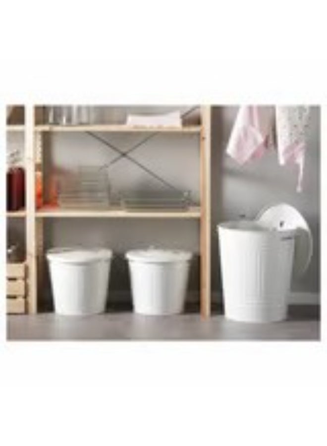 Bin with lid white 16 l - Image 3