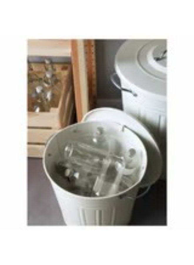 Bin with lid white 16 l - Image 2