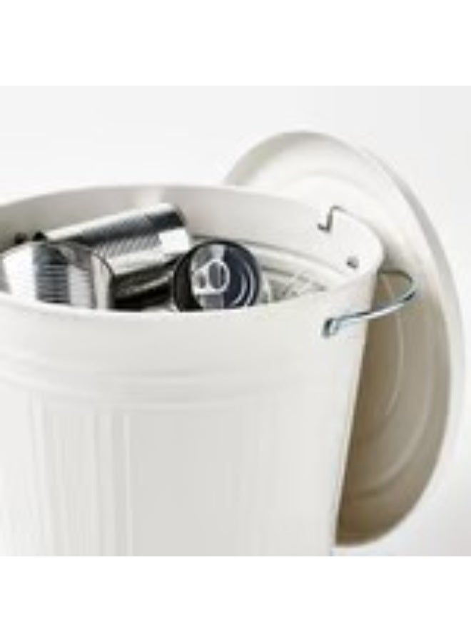 Bin with lid white 16 l - Image 4