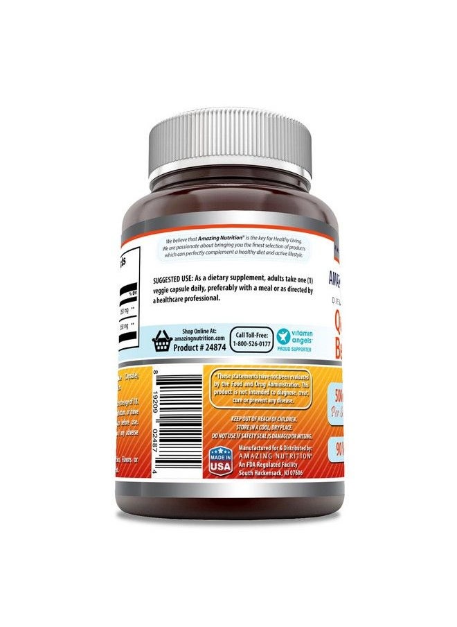 Amazing Nutrition - Amazing Formulas Quercetin Berberine 250Mg Berberine And 250Mg Quercetin 90 Veggie Capsules Supplement ; Nongmo ; Gluten Free ; Made In Usa ; Ideal For Vegetarians - Image 1