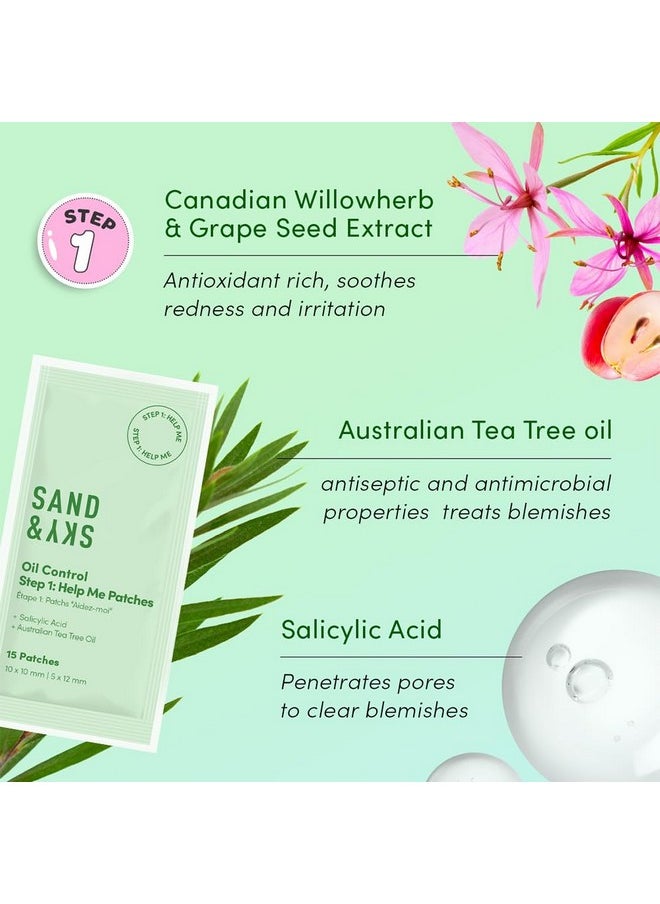 Sand & Sky Dual Action Blemish Patches Hydrocolloid Blemish Patch For Zits. With Salicylic Acid Tea Tree Oil & Hydrocolloid To Reduces Redness Inflammation And Cover Blemishes. (75 Patches)  - Image 5