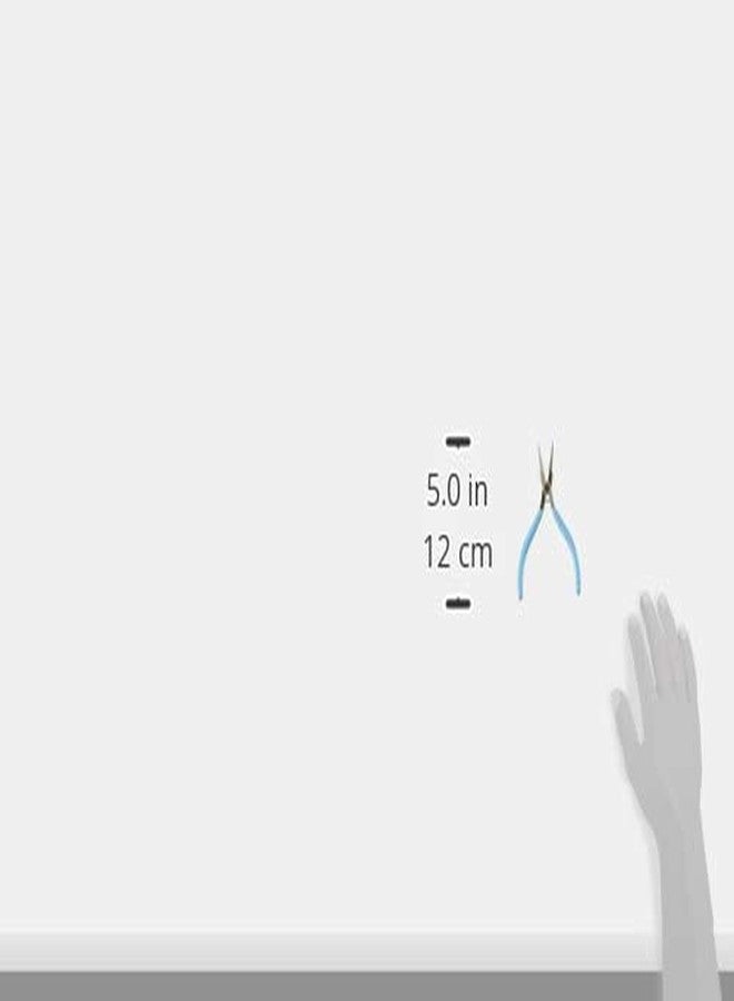 Xcelite NN542 Fine Point Needle Nose Pliers with Blue Cushion Grip, Serrated Jaw, 1-3/16" Jaw Length - Image 3