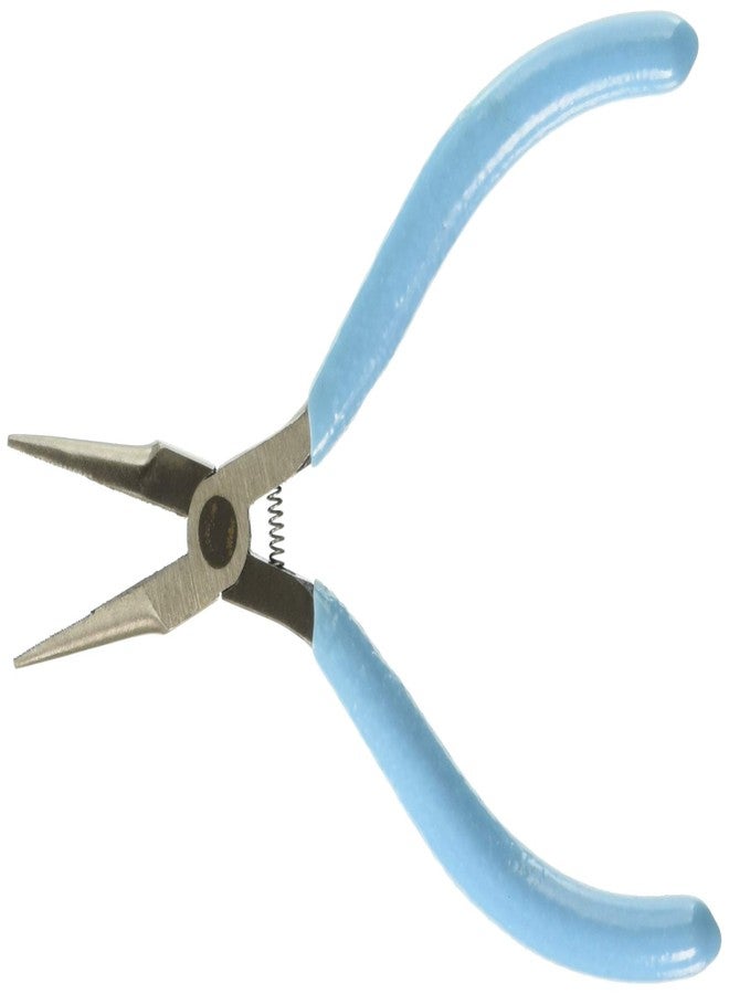 Xcelite NN542 Fine Point Needle Nose Pliers with Blue Cushion Grip, Serrated Jaw, 1-3/16" Jaw Length - Image 1