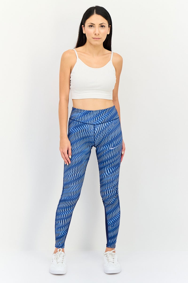 Nike ليغينغز تدريب رياضية للنساء، زرقاء - Image 4