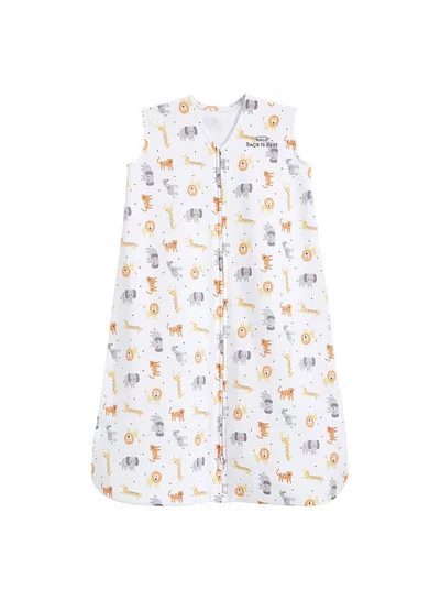 هالو Sleep Sleepsack Sleeping Bag, 0.5 Tog 100% Cotton Sleeping Bag, Newborn Baby Sleeping Bag, Unisex For Boys And Girls, 18 - 36 Months , Jungle