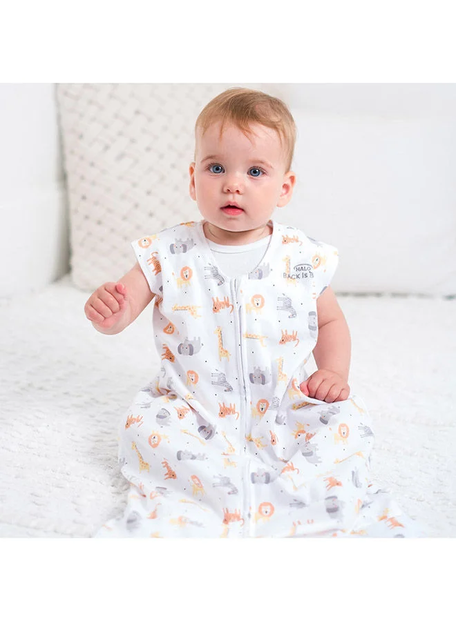 هالو Sleep Sleepsack Sleeping Bag, 0.5 Tog 100% Cotton Sleeping Bag, Newborn Baby Sleeping Bag, Unisex For Boys And Girls, 18 - 36 Months , Jungle