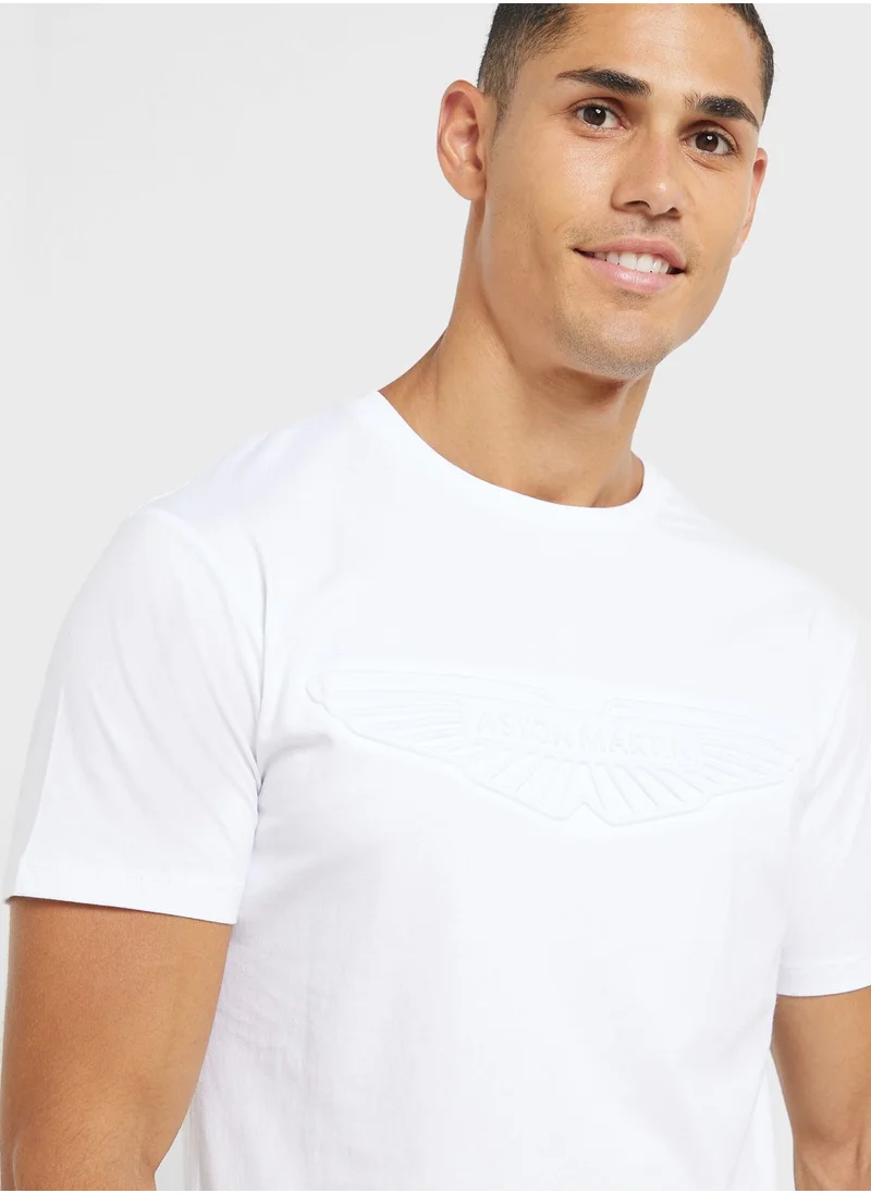 Hackett Embossed Crew Neck T-Shirt