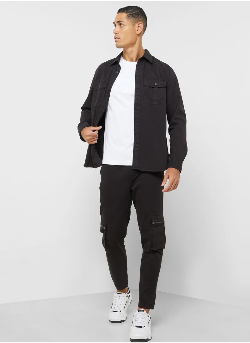 Hackett Embossed Crew Neck T-Shirt