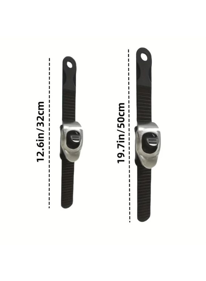 Heavy Duty Adjustable Ratchet Strap 19 7in Durable PVC Grip Lock For Vehicle Repair - Image 3