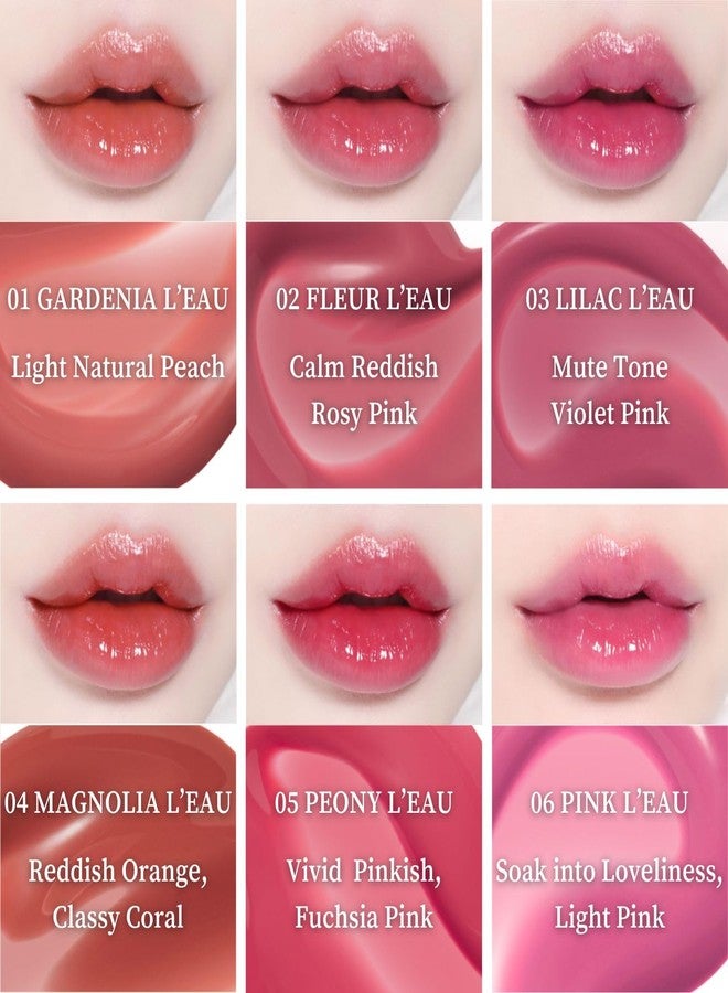 BBI@ BBIA BBIA L’EAU Tint - Glossy & Glow Lip Stain, Watery Lip Tint, Non-Sticky, High Shine Finish, Long-lasting, Moisturizing, Lightweight, Natural, Daily Use, Vegan, Korean Lip Makeup (01 GARDENIA L'EAU) - Image 2