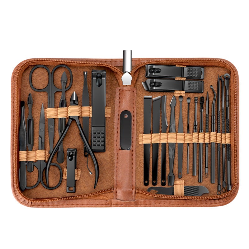 26-Piece stainless steel nail scissors set - Image 1