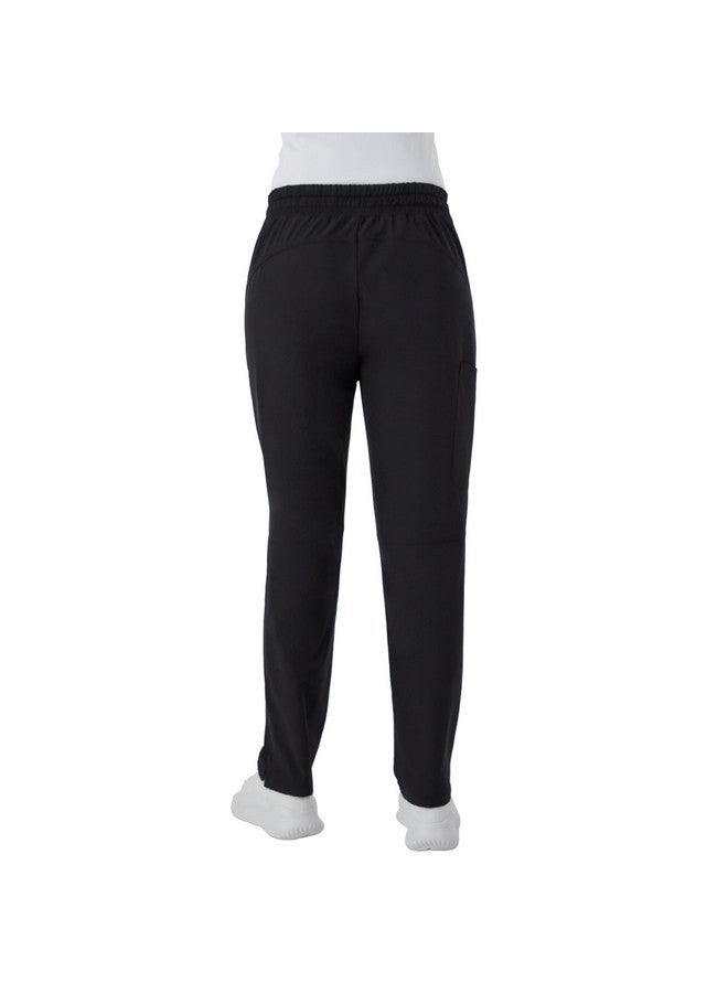 Hanes Plus Size Comfort Fit Pants, Moisture-Wicking Healthcare Scrubs For Women, 3 Pockets, New Ebony, 2X Large - Image 3