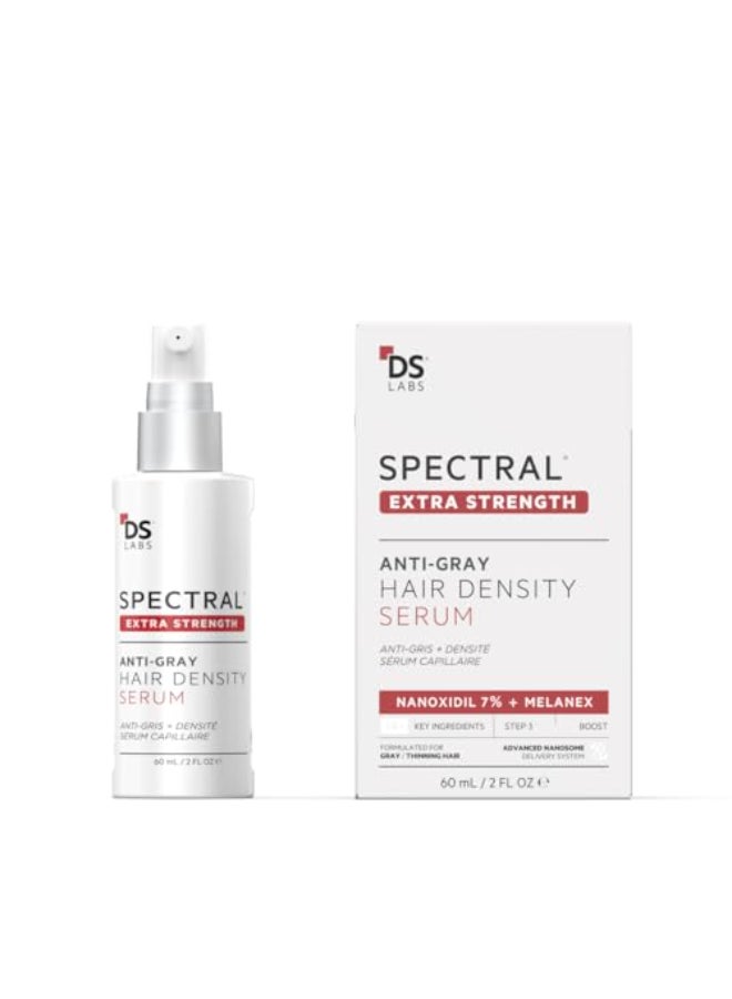 DS LABORATORIES DS Labs Spectral Extra Strength Hair Density Serum formerly SpectralDNCS 60mL Lightweight LeaveIn for Fuller Thicker Looking Hair Melanex Technology Preserves Pigment For Men Women - Image 1