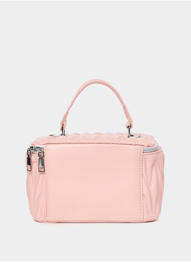 Styli - Textured Zip Around Handbag - Image 1