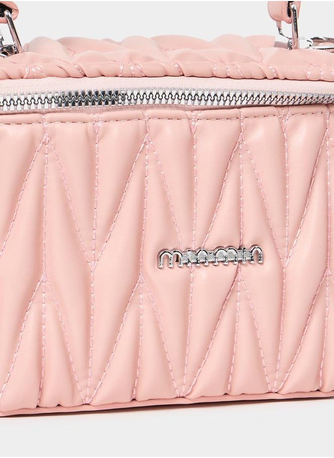 Styli - Textured Zip Around Handbag - Image 1