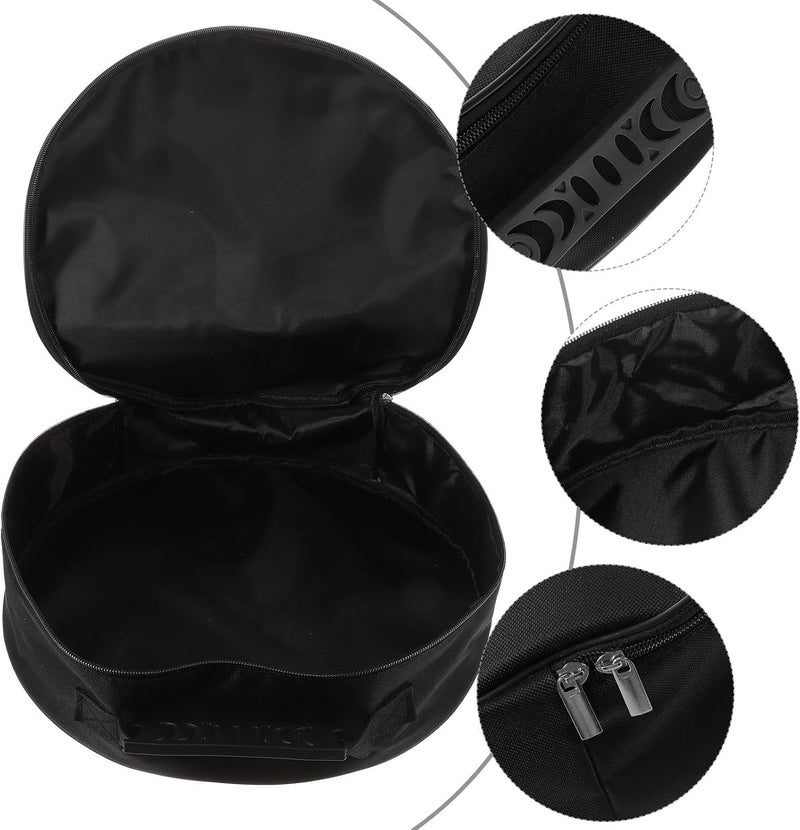 Portable Ev Cable Storage Bag, Black Mini Cable Organizer Case for Electric Car Charger, Compact Carrying Bag for Ev Charger Accessories and Electronics - Image 4