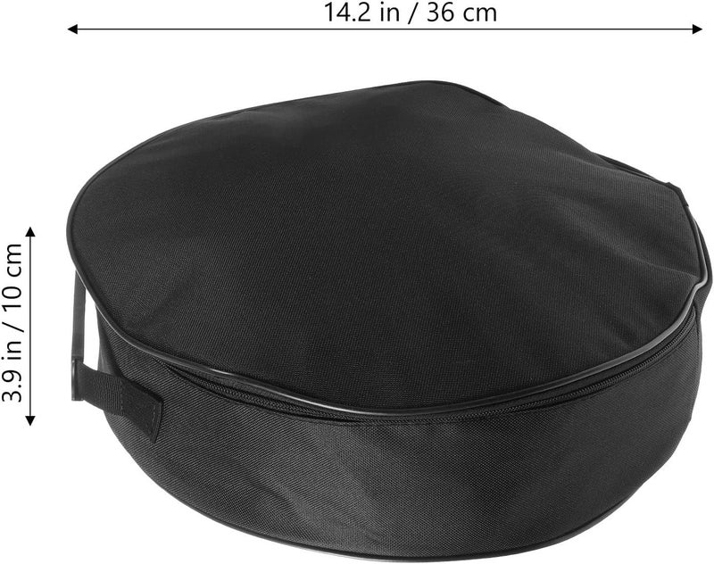 Portable Ev Cable Storage Bag, Black Mini Cable Organizer Case for Electric Car Charger, Compact Carrying Bag for Ev Charger Accessories and Electronics - Image 2