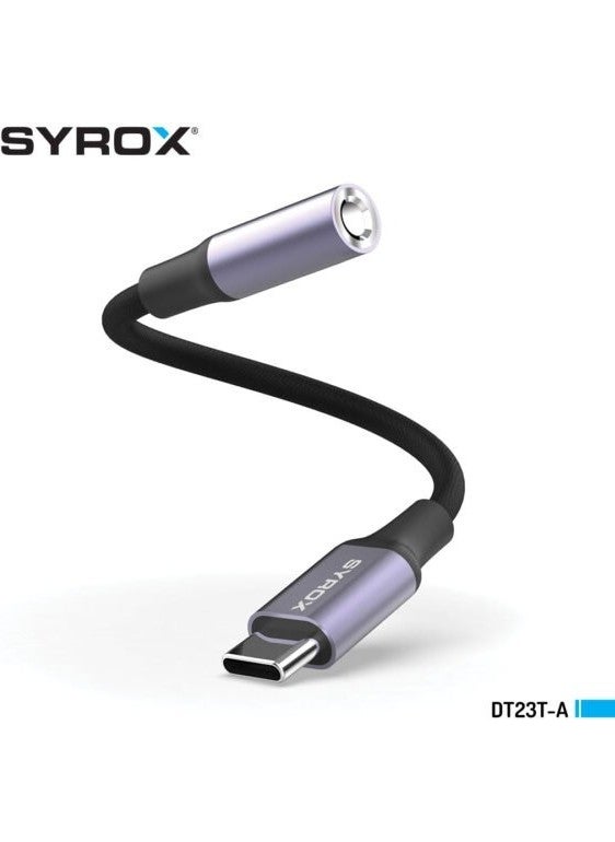 Emre Bilişim - Zte Nubia Z18 Mini Compatible Type-C To 3.5 mm Jack Headphone Converter Aux Converter Adapter - Image 1