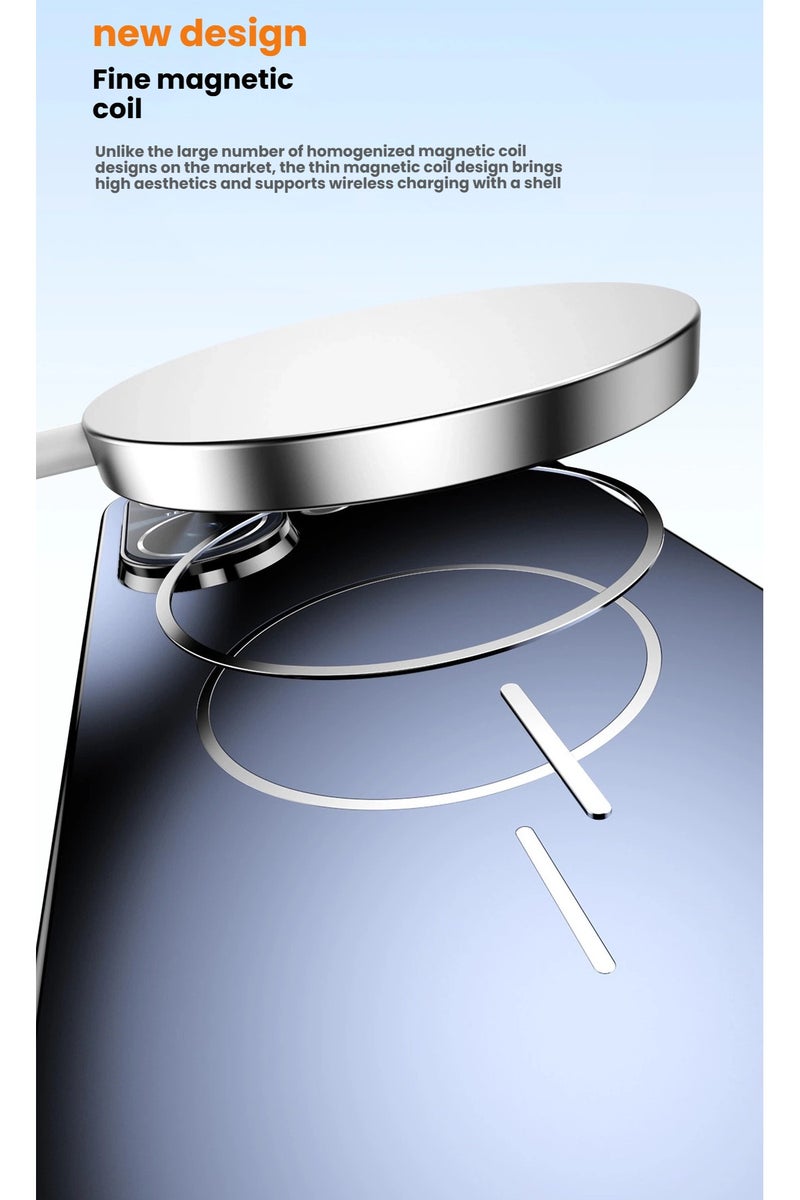 general Suitable for vivo S30 Promini phone case Electroplated matte laser fine magnetic suction ring protective case Drop-proof and scratch-proof full-edge shell - Image 5