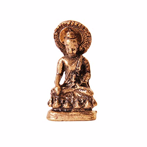 Purpledip Rare Miniature Statue Gautam Buddha in Varada Mudra, Unique Collectible Gift (11400) - Image 2
