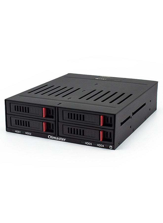 oimaster OImaster HE-2006 4-slot Internal Hard Disk Rack Support Four 2.5 inch SATA HDD/SSD Easy Installation Plug and Play  - Image 4