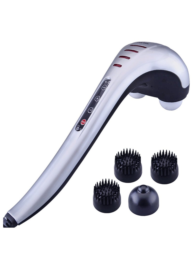 Paiter Handheld Back Massager 4 Speeds & 4 Modes Cordless Deep Tissue Percussion Massager for  Electric Massagers for Full Body Pain Relief - Image 1