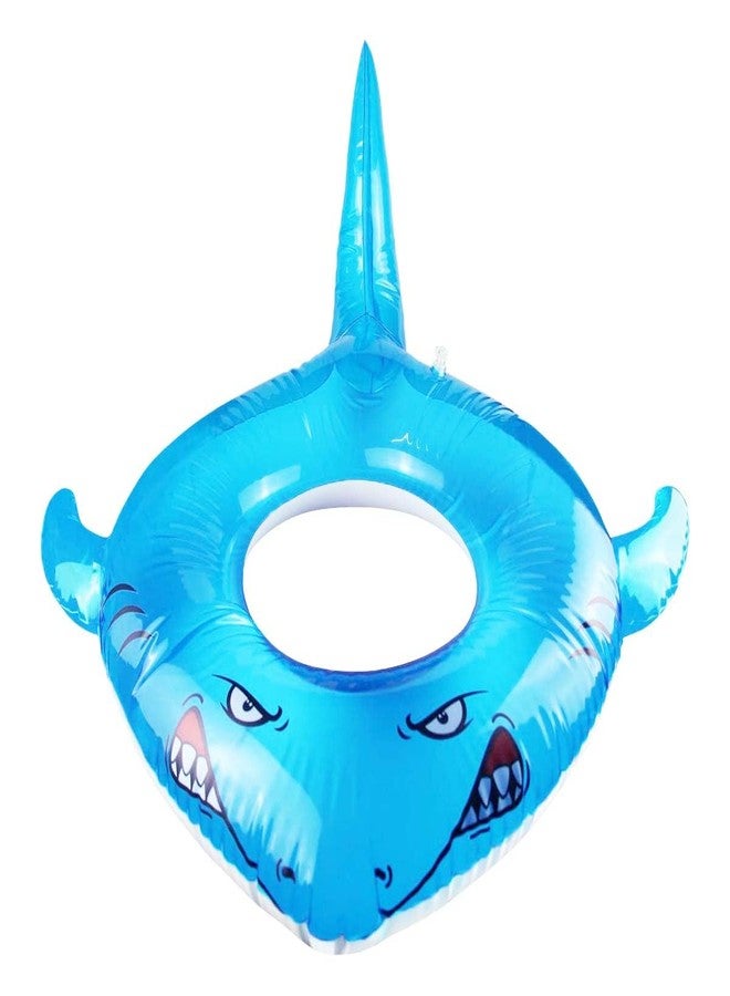 LAFALA Pool Floats Kids Shark Floaties Inflatable Pool Swim Lounger Raft Summer Swimming Ring Pool Toys for Adults Kids - Image 1