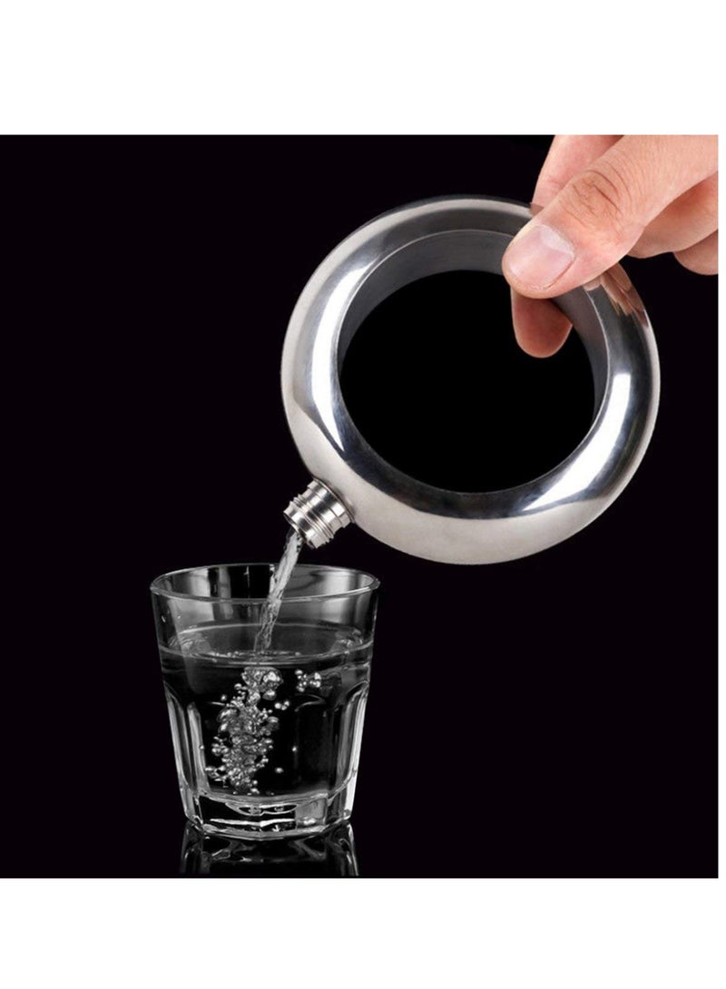 SYOSI Hip Flask Portable Bangle Hip Flask with Crystal Lid for Men Women 3.5 OZ Wrist Hip Flask for Wine Bangle Bangle Hip Flask Gift  Colorful - Image 2