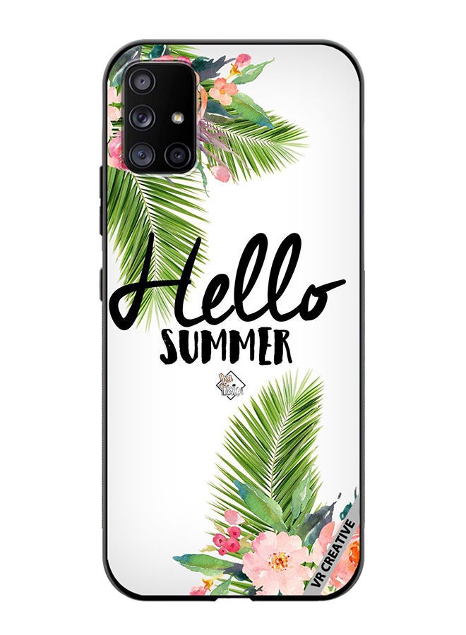VR CREATIVE Protective Case Cover For Samsung Galaxy A51 5G Hello Summer Design Multicolour - Image 1