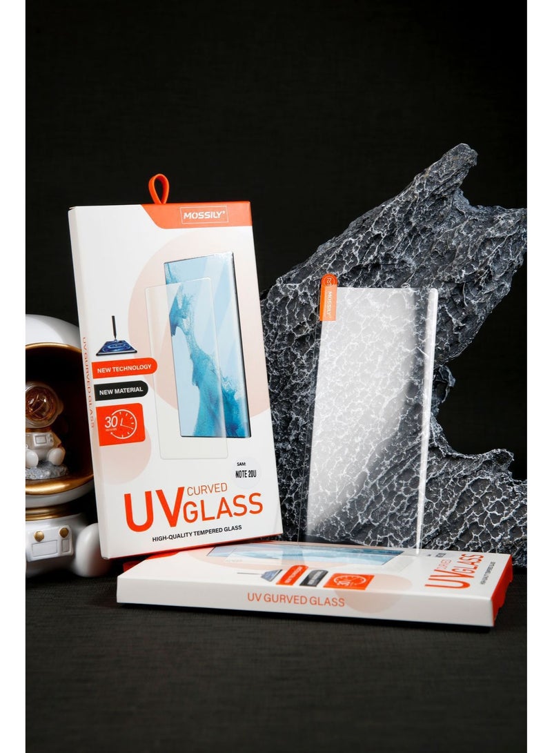 MOSSILY UV Curved Glass Screen Protector for Samsung S22 Ultra