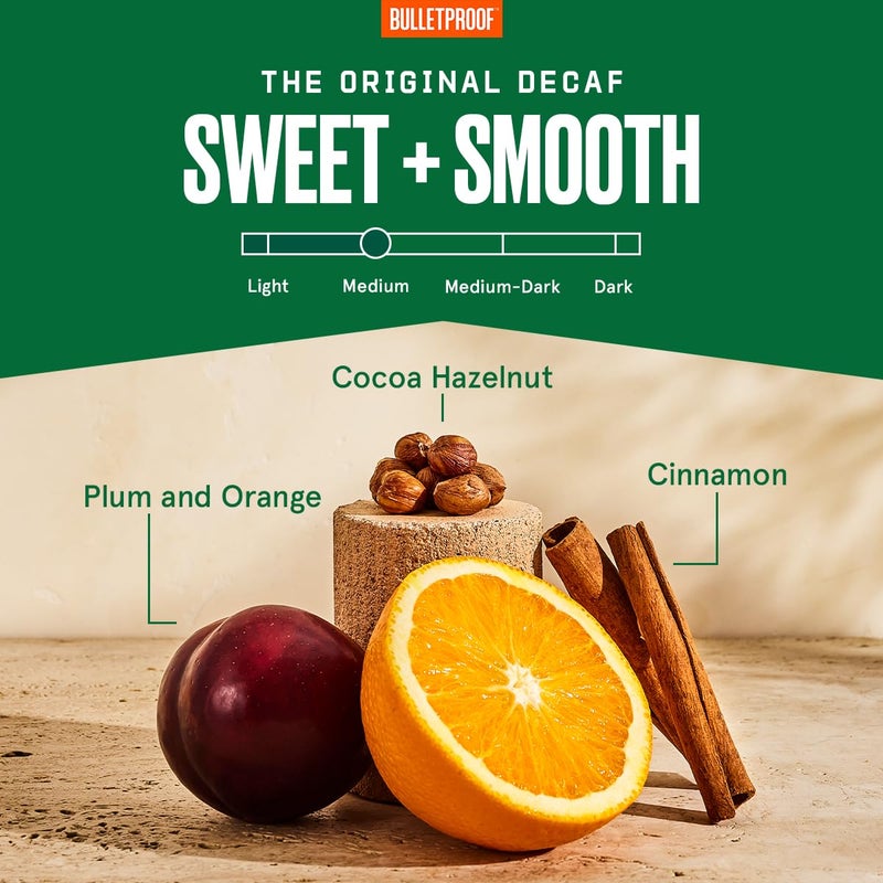 Bulletproof Original Medium Roast Whole Bean Decaf Coffee, 12 Ounces, Coffee Tested for Toxins, Packaging May Vary - Image 2