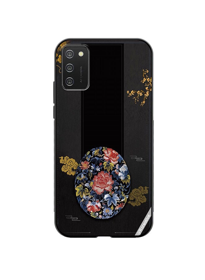 VR CREATIVE Protective Case Cover For Samsung Galaxy A02s Flower Design Multicolour - Image 1