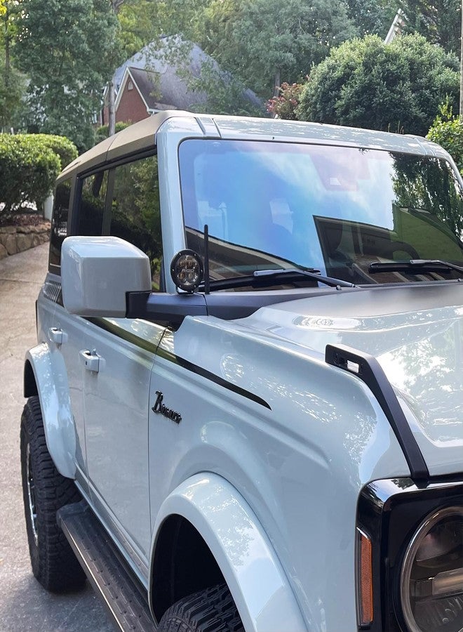 VOFONO Short Antenna for Ford Bronco 2021 2022 2023 2024 Bronco Accessoroes Exterior, 4.5 Inch Stubby Replacement Antenna Compatible with Ford Bronco 2021-2024, Bronco Car Radio Antenna - Image 2