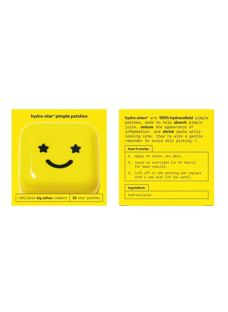 Starface World Starface World Hydro-Stars, Hydrocolloid Pimple Patches, Absorb Fluid and Reduce Redness, Cute Star Shape, Vegan and Cruelty-Free Skincare (32 Count)  - Image 2