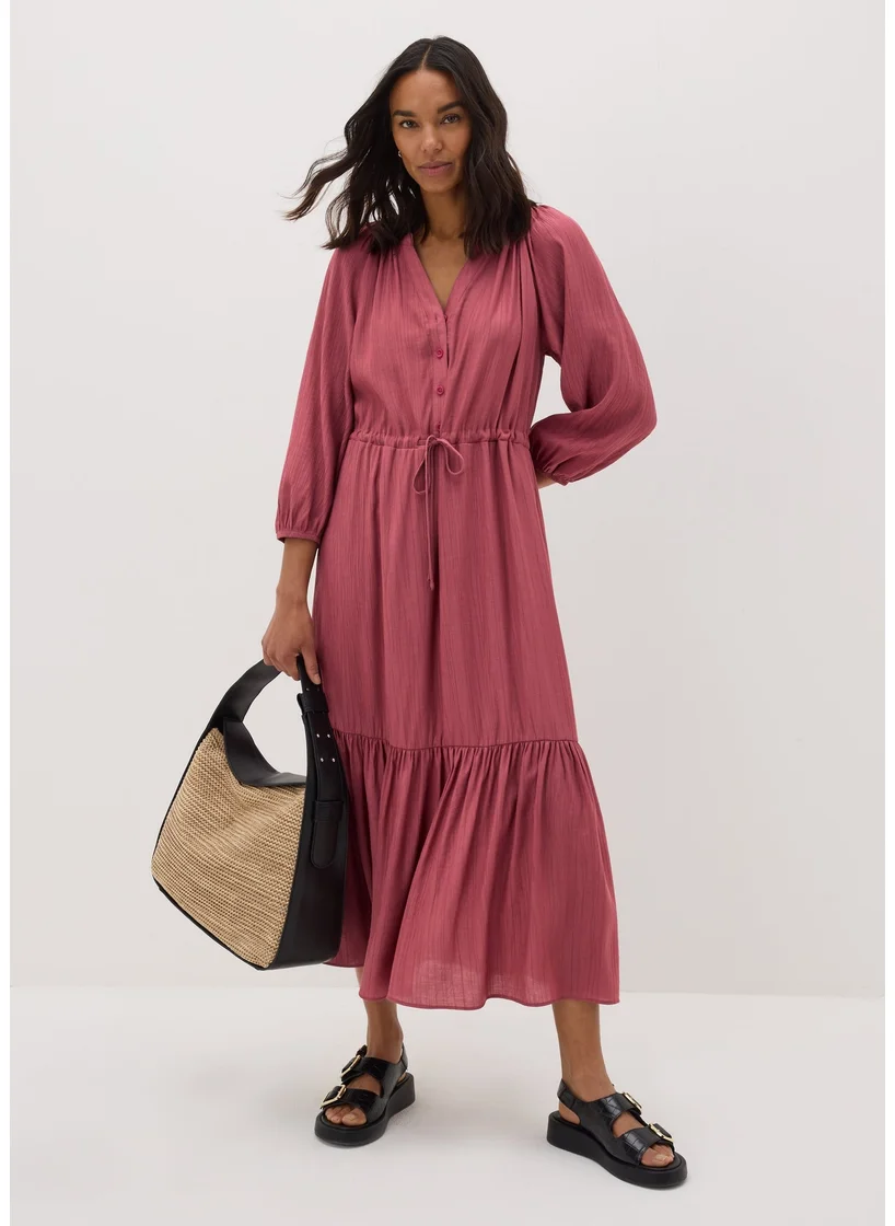Matalan Pink Raglan Shirt Midi Dress