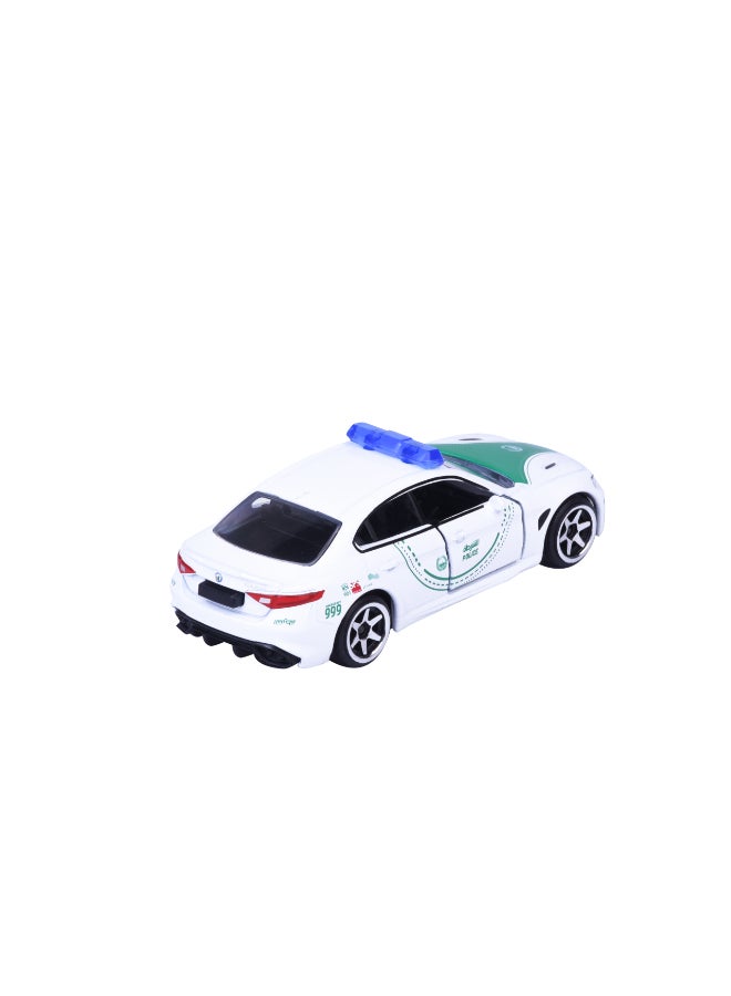Majorette Dubai Police Single Pack Die Cast – ALFA ROMEO GIULA (1:64 Scale) – Die-Cast Toy Car for Kids & Collectors - Image 4