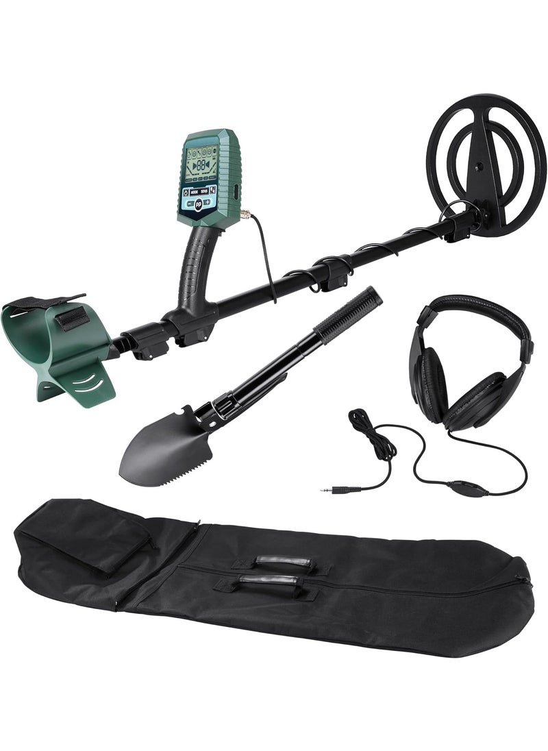 Barska Winbest Sharp200 Professional Metal Detector Field Kit with Submergible Search Coil Heanphone Folding Shovel with Compass Carrying Case