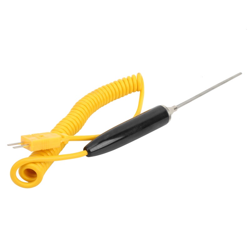 3x100mm K Type Thermocouple Probe Handheld Temperature Sensor for High Temperature Furnace - Image 1