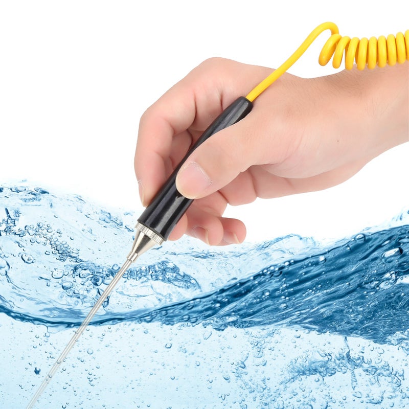 3x100mm K Type Thermocouple Probe Handheld Temperature Sensor for High Temperature Furnace - Image 2