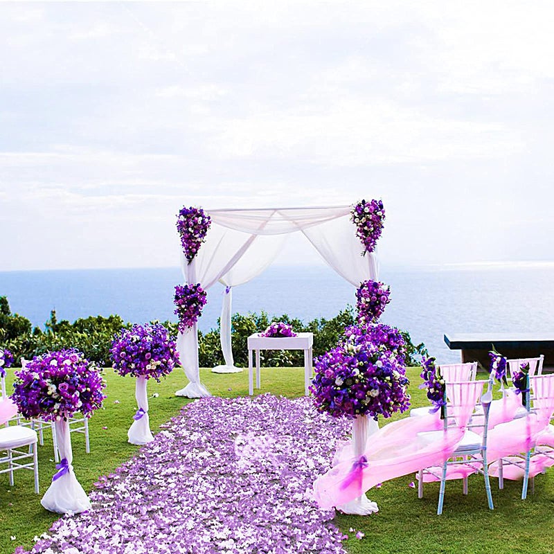 Neo LOONS 1000 Pcs Artificial Silk Rose Petals Decoration Wedding Party Color Light Lavender - Image 3