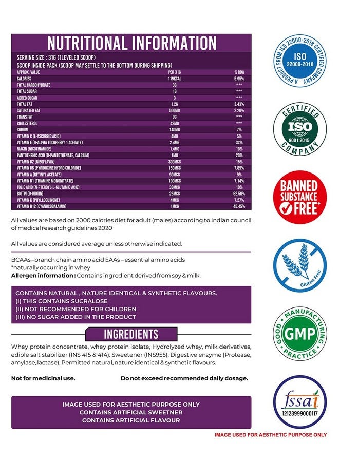 Olympia Elite Whey 2Kg White Chocolate Berries - Image 4