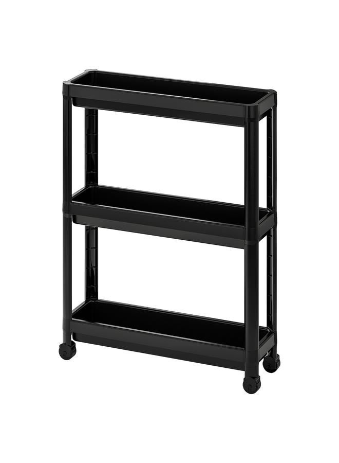 زبون عربة، أسود، 54X18X71 سم - Image 1