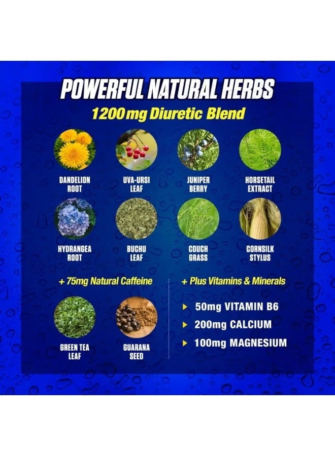 MHP XPEL Herbal Diuretic – Fast-Acting Water Balance Formula | Electrolytes + Vitamins | 80 Caps - Image 5