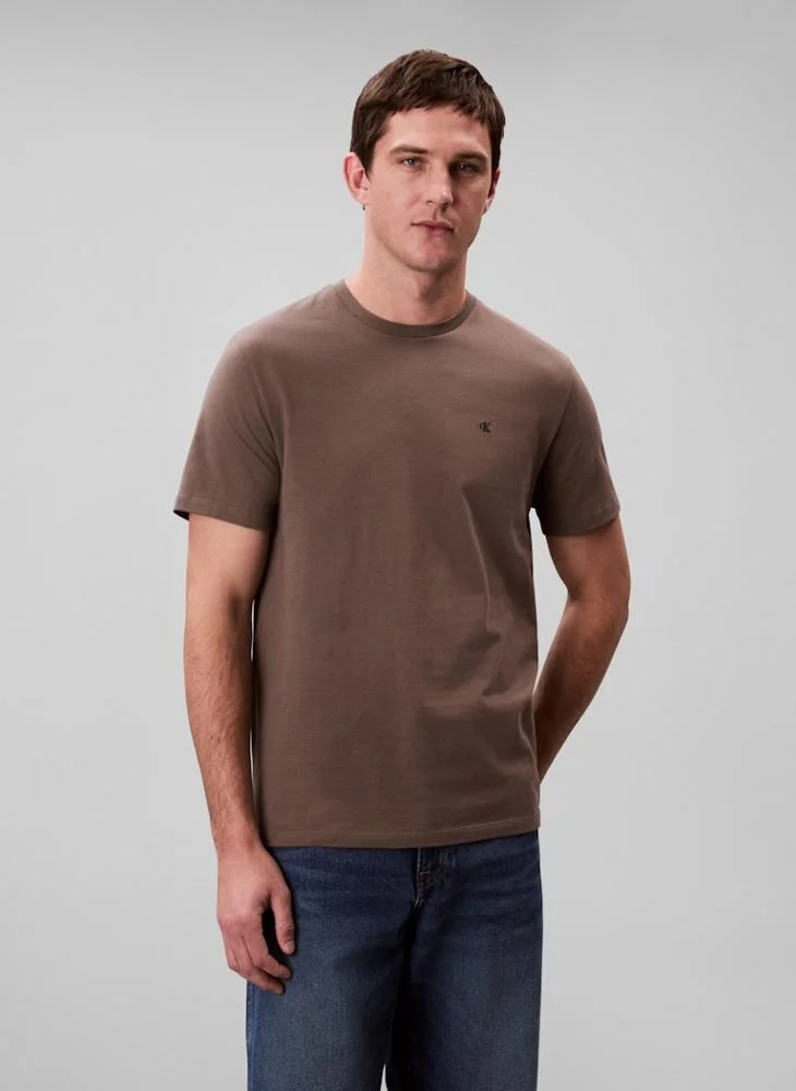 Calvin Klein Jeans Solid Regular Fit Crew Neck T-Shirt