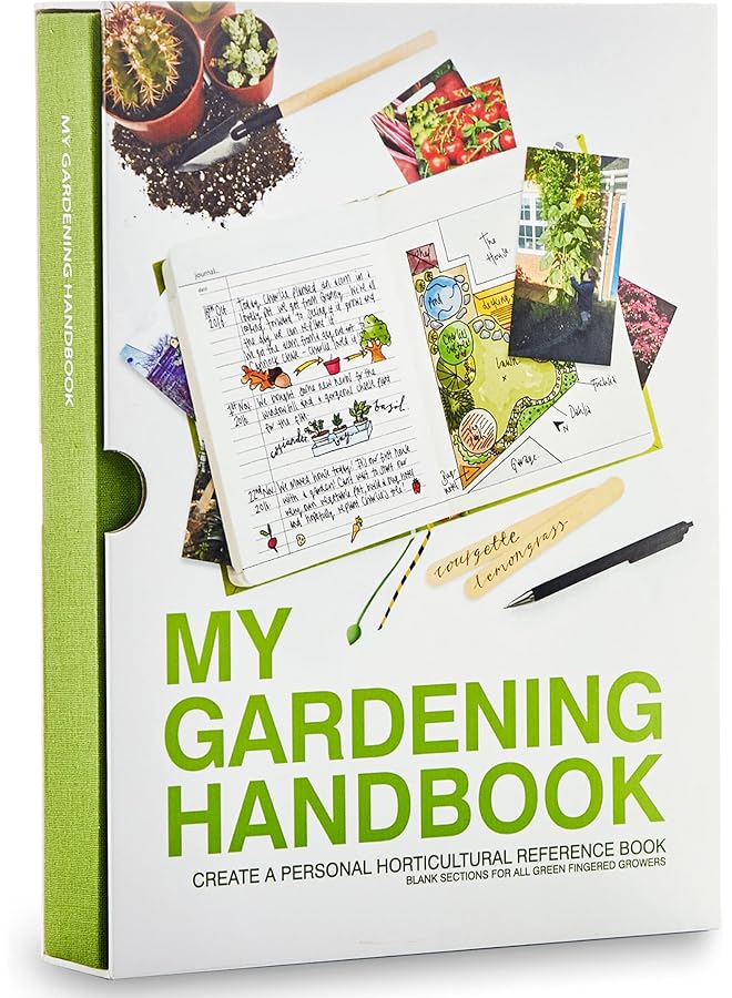 Suck UK My Gardening Handbook Journal Green - Image 1