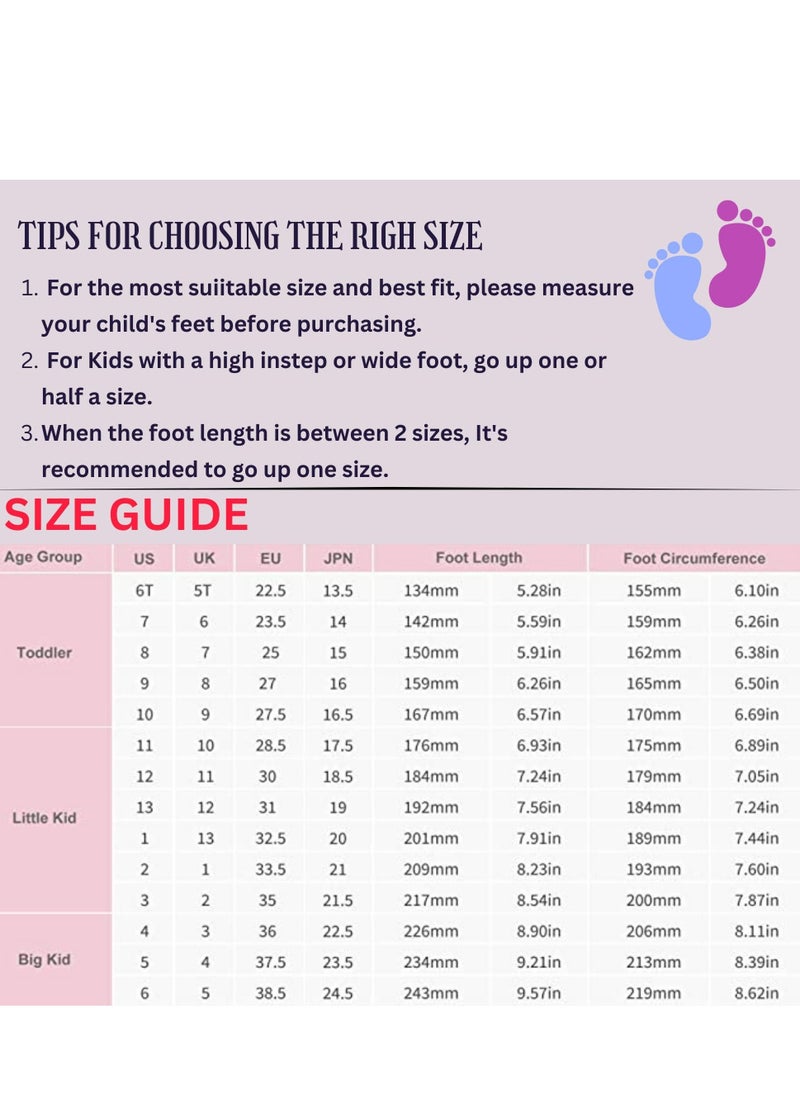 Mon Ami - Girls and Kids School Shoes | Soft Bottom, Hook and Loop, Flats and Lightweight for Little Kid | Casual Baby Girl Shoes for Party, School Uniform, Black Dress and Wedding Dress. - Image 1