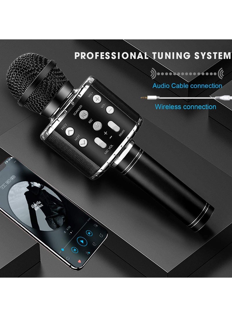 Kids Microphone for Singing, Wireless Bluetooth Karaoke Microphone for Adults, Portable Handheld Karaoke Machine, Toys for Boys and Girls Gift for Birthday Party - Image 4